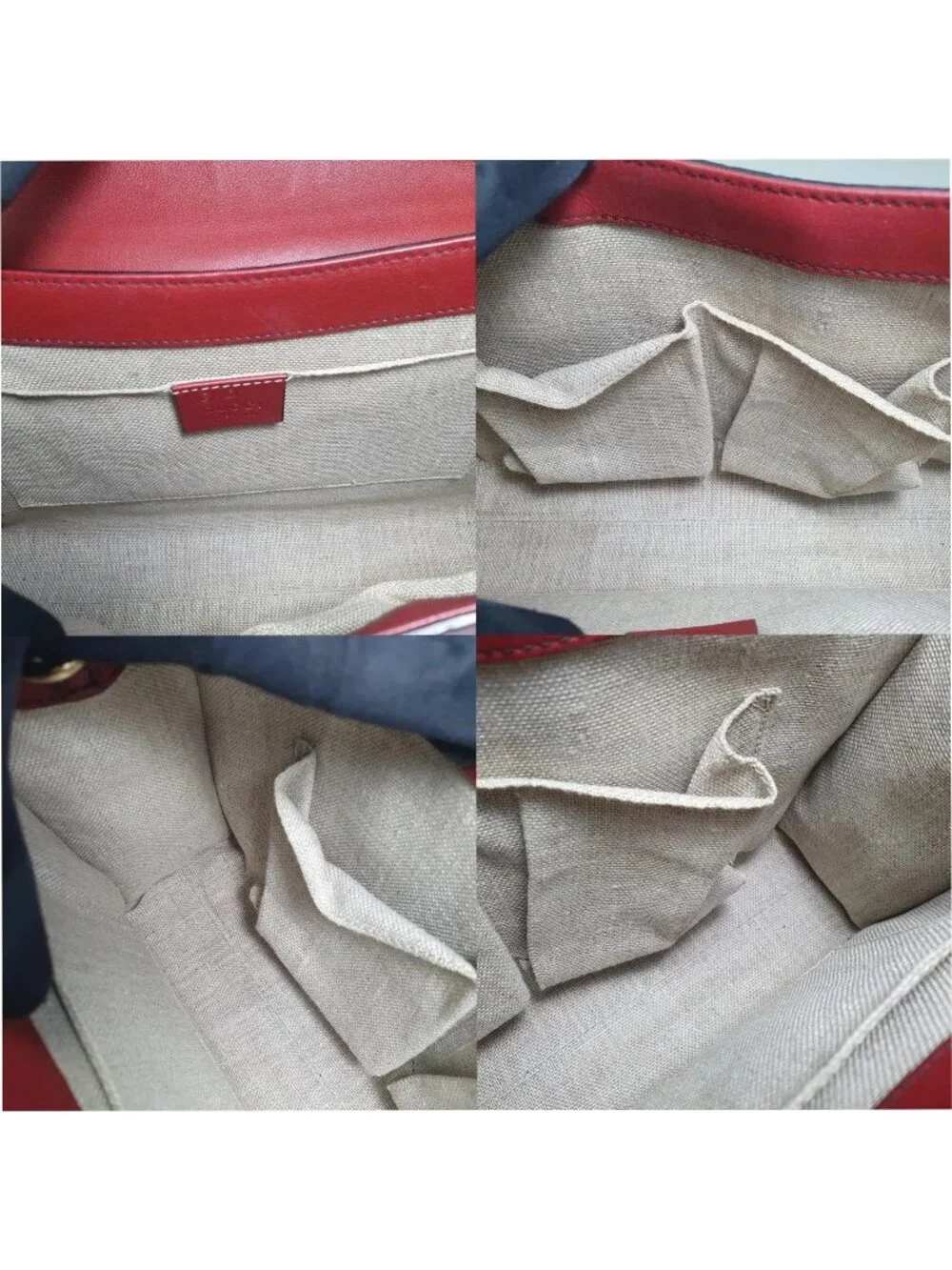 Authentic Gucci Emily Microguccissima Red Leather Chain Shoulder Bag - Picture 11 of 12